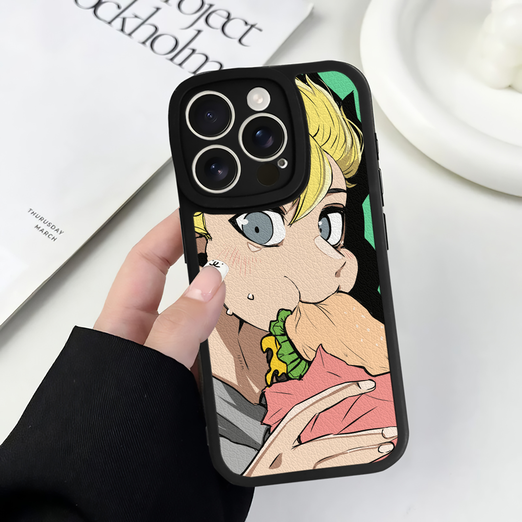 （画像用） 東京リベンジャーズ Tokyo Revengers 【iPhone 16シリーズ対応】シリコンスマホケース（レザー調） 材質：シリコン
